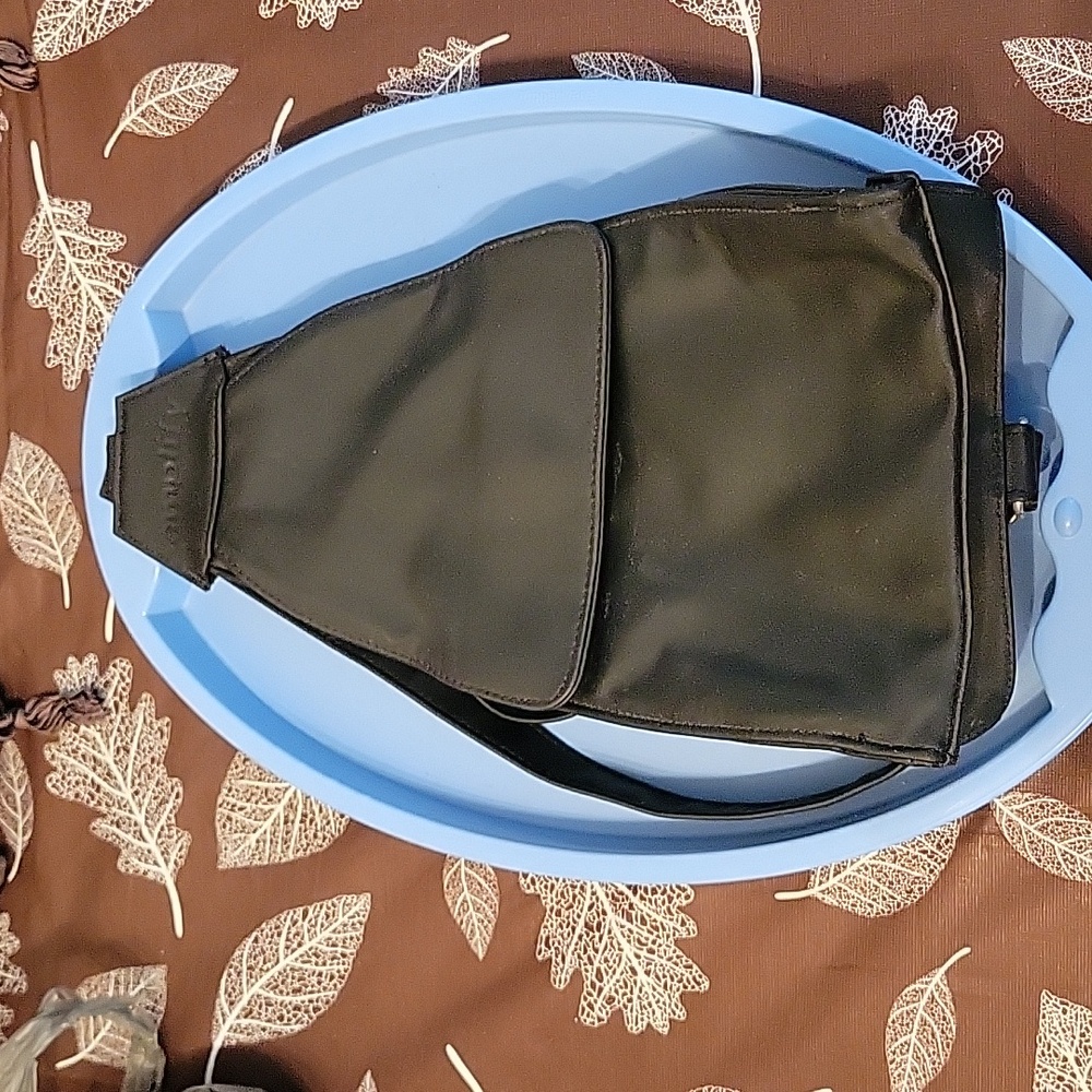 AMPLIFY Black Crossbody Backpack Tote